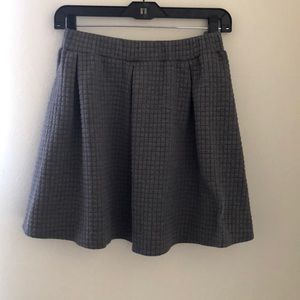 Grey quilted inspired skirt